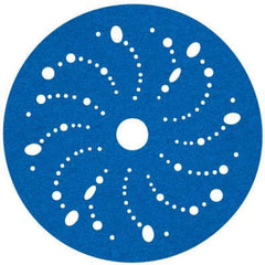 3M Hookit Blue Abrasive Disc 321U Multi-hole 36157 5″ 80 - Exact Industrial Supply