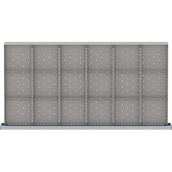 LISTA - 18-Compartment Drawer Divider Layout for 3.15" High Drawers - Eagle Tool & Supply
