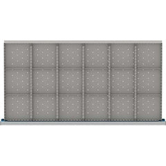 LISTA - 18-Compartment Drawer Divider Layout for 3.15" High Drawers - Eagle Tool & Supply