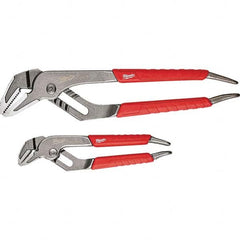 Milwaukee Tool - Plier Sets Set Type: Straight Jaw Pliers Number of Pieces: 2 - Eagle Tool & Supply