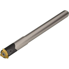 Vargus - TMSD, Internal or External, Right Hand, 45mm Max Depth of Cut, 0.79 to 1.77" Groove Width, Indexable Grooving Tool Holder - 7V Insert Compatibility, 0.354" Shank Height, 0.34mm Shank Width, 115mm OAL, Through Coolant - Eagle Tool & Supply