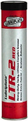 Lubriplate - 14.5 oz Cartridge Lithium Extreme Pressure Grease - Red, Extreme Pressure & High Temperature, 400°F Max Temp, NLGIG 2, - Eagle Tool & Supply