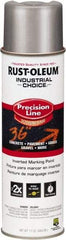 Rust-Oleum - 16 fl oz Silver Marking Paint - Solvent-Based Formula - Eagle Tool & Supply