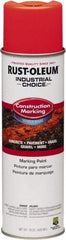 Rust-Oleum - 15 fl oz Orange Marking Paint - Water-Based Formula - Eagle Tool & Supply