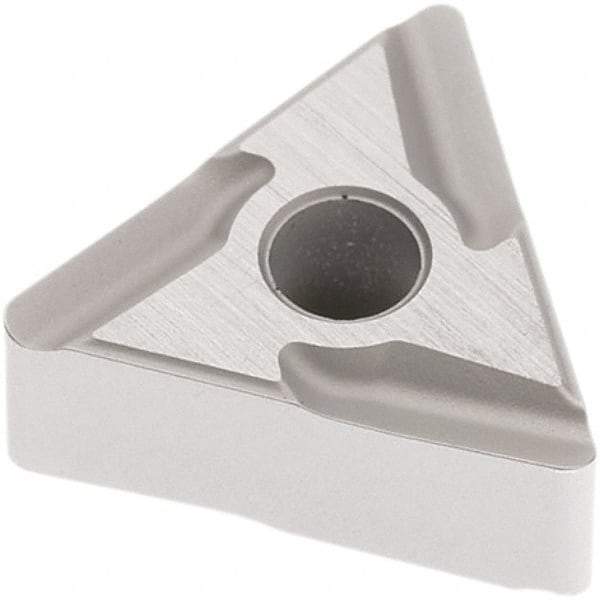 Seco - TNMG331 L-UX Grade TP2501 Carbide Turning Insert - Al2O3 Finish, 60° Triangle, 3/8" Inscr Circle, 3/16" Thick, 1/64" Corner Radius - Eagle Tool & Supply