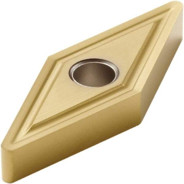 Seco - VNGP332 M1 Grade TS2500 Carbide Turning Insert - 35° Diamond, 3/8" Inscr Circle, 3/16" Thick, 1/32" Corner Radius - Eagle Tool & Supply