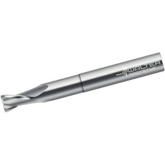 Walter-Prototyp - 12mm, 2 Flute, Single End, Solid Carbide, 1.5mm Corner Radius End Mill - 100mm OAL, 25° Helix, Right Hand Flute, 16mm LOC, Right Hand Cut, 50mm Extended Reach - Eagle Tool & Supply