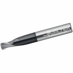 Walter-Prototyp - 3mm, 2 Flute, Single End, Solid Carbide, 0.5mm Corner Radius End Mill - 57mm OAL, 30° Helix, Right Hand Flute, 3mm LOC, Right Hand Cut, 19mm Extended Reach - Eagle Tool & Supply