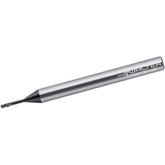 Walter-Prototyp - 3mm, 2 Flute, Single End, Solid Carbide, 0.3mm Corner Radius End Mill - 60mm OAL, 30° Helix, Right Hand Flute, 3mm LOC, Right Hand Cut, 30mm Extended Reach - Eagle Tool & Supply