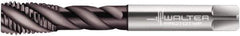 Walter-Prototyp - 3/8-24 UNF 3 Flute 2B Modified Bottoming Spiral Flute Tap - Powdered Metal, Hardlube Finish, 100mm OAL, Right Hand Flute, Right Hand Thread, Series EP2356302 - Eagle Tool & Supply