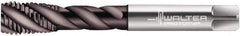Walter-Prototyp - M14x2.00 Metric 4 Flute 6GX Modified Bottoming Spiral Flute Tap - Powdered Metal, Hardlube Finish, 110mm OAL, Right Hand Flute, Right Hand Thread, Series EP2058302 - Eagle Tool & Supply