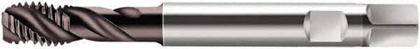 Walter-Prototyp - M14x2.00 Metric 3 Flute 6HX Modified Bottoming Spiral Flute Tap - Cobalt, Hardlube Finish, 110mm OAL, Right Hand Flute, Right Hand Thread, Series S2056302 - Eagle Tool & Supply