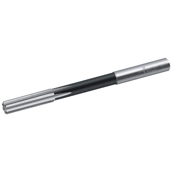 Walter-Titex - 5.7mm Cobalt 6 Flute Chucking Reamer - Straight Flute, 5.6mm Straight Shank, 26mm Flute Length, 93mm OAL - Eagle Tool & Supply