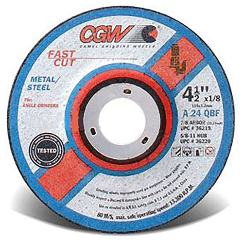 Vortec Pro 4″ Knot Wire Wheel, Stringer Bead Twist, .020″ Steel Fill, M10x1.25 Nut - Eagle Tool & Supply