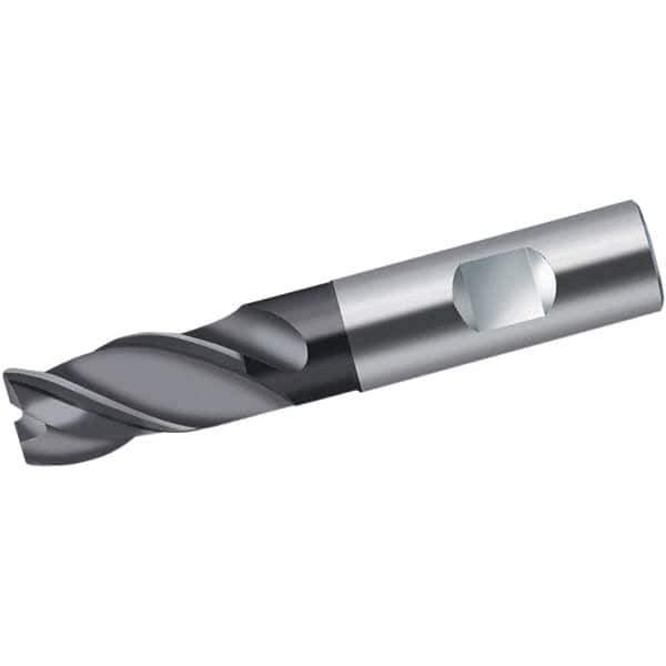 Walter-Prototyp - 10mm, 3 Flute, Single End, Solid Carbide, 1.5mm Corner Radius End Mill - 72mm OAL, 45° Helix, Right Hand Flute, 19mm LOC, Right Hand Cut, 30mm Extended Reach - Eagle Tool & Supply