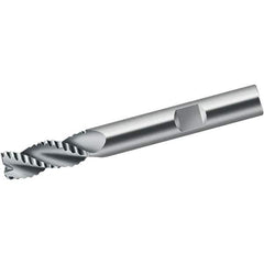 Walter-Prototyp - 16mm Diam, 32mm LOC, 3 Flute Solid Carbide Roughing Square End Mill - Uncoated, 92mm OAL, 16mm Shank Diam, Single End, Centercutting, 40° Helix - Eagle Tool & Supply