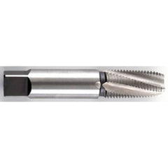 ‎1/4-18 NPTF 4 Flute Premium HSS Pipe Tap-Black Oxide Series/List #2099 - Exact Industrial Supply