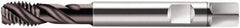 Walter-Prototyp - M20x2.50 Metric 4 Flute 6HX Modified Bottoming Spiral Flute Tap - Cobalt, Hardlube Finish, 140mm OAL, Right Hand Flute, Right Hand Thread, Series S2056312 - Eagle Tool & Supply