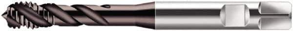 Walter-Prototyp - M16x1.50 Metric Fine 4 Flute 6HX Modified Bottoming Spiral Flute Tap - Cobalt, Hardlube Finish, 100mm OAL, Right Hand Flute, Right Hand Thread, Series S2156302 - Eagle Tool & Supply