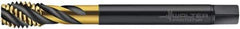 Walter-Prototyp - 5/8-11 UNC 4 Flute 2B Modified Bottoming Spiral Flute Tap - Cobalt, TiN Finish, 110.01mm OAL, Right Hand Flute, Right Hand Thread, Series AS2256005 - Eagle Tool & Supply