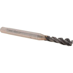 Walter-Prototyp - 1/4-28 UNF 3 Flute 2B Modified Bottoming Spiral Flute Tap - Powdered Metal, Hardlube Finish, 80.01mm OAL, Right Hand Flute, Right Hand Thread, Series AEP2351302 - Eagle Tool & Supply