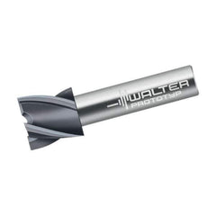 Walter-Prototyp - 20mm, 18mm LOC, 12mm Shank Diam, 65mm OAL, 5 Flute, Solid Carbide Square End Mill - Single End, TiAlN Finish, Spiral Flute, 30° Helix, Centercutting, Right Hand Cut, Right Hand Flute - Eagle Tool & Supply