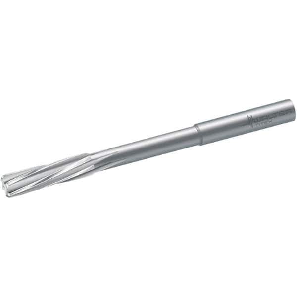 Walter-Titex - 8mm Solid Carbide 6 Flute Chucking Reamer - Spiral Flute, 8mm Straight Shank, 33mm Flute Length, 117mm OAL - Eagle Tool & Supply