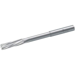 Walter-Titex - 3.5mm Solid Carbide 6 Flute Chucking Reamer - Spiral Flute, 4mm Straight Shank, 18mm Flute Length, 70mm OAL - Eagle Tool & Supply