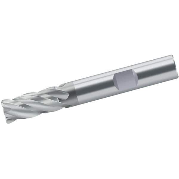 Walter-Prototyp - 10mm, 4 Flute, Single End, Solid Carbide, 1mm Corner Radius End Mill - 72mm OAL, Right Hand Flute, 22mm LOC, Right Hand Cut - Eagle Tool & Supply