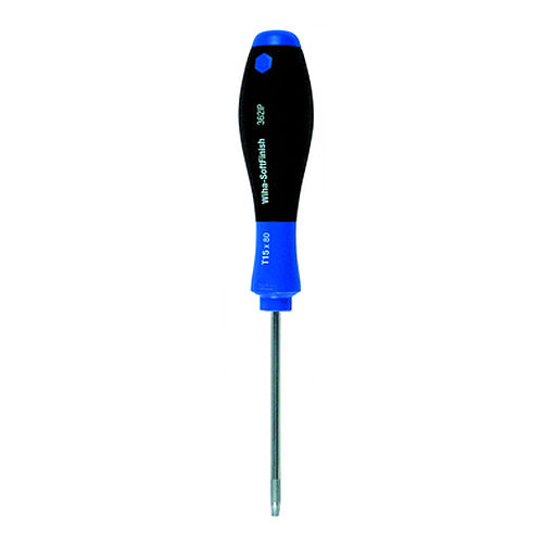 TorxPlus SoftFinish Cushion Grip Screwdriver, IP40 × 130 mm. 10.0″/254 mm Overall Length. Round blade, chrome-vanadium-molybdenum steel, hardened, hard chromed. Wiha chromtop finish on tips. Not for use in standard TORX fasteners. - Eagle Tool & Supply