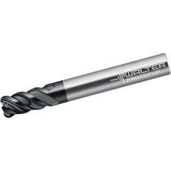 Walter-Prototyp - 20mm, 4 Flute, Single End, Solid Carbide, 0.5mm Corner Radius End Mill - 104mm OAL, 50° Helix, Right Hand Flute, 38mm LOC, Right Hand Cut - Eagle Tool & Supply