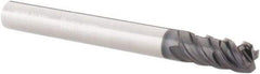 Walter-Prototyp - 6mm, 4 Flute, Single End, Solid Carbide, 1mm Corner Radius End Mill - 57mm OAL, 50° Helix, Right Hand Flute, 13mm LOC, Right Hand Cut - Eagle Tool & Supply