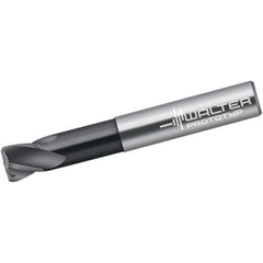 Walter-Prototyp - 6mm, 4 Flute, Single End, Solid Carbide, 0.5mm Corner Radius End Mill - 75mm OAL, 30° Helix, Right Hand Flute, 6mm LOC, Right Hand Cut, 35mm Extended Reach - Eagle Tool & Supply