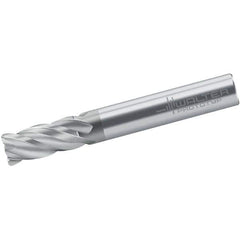 Walter-Prototyp - 5/8", 4 Flute, Single End, Solid Carbide, 0.03" Corner Radius End Mill - 4" OAL, 38° Helix, Right Hand Flute, 1-1/4" LOC, Right Hand Cut, - Eagle Tool & Supply