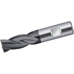 Walter-Prototyp - 8mm Diam, 19mm LOC, 4 Flute Solid Carbide Roughing Square End Mill - AlCrN Finish, 63mm OAL, 8mm Shank Diam, Single End, Centercutting, 30° Helix - Eagle Tool & Supply