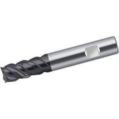 Walter-Prototyp - 16mm, 32mm LOC, 16mm Shank Diam, 92mm OAL, 4 Flute, Solid Carbide Square End Mill - Single End, TiAlN Finish, Spiral Flute, 50° Helix, Centercutting, Right Hand Cut, Right Hand Flute - Eagle Tool & Supply