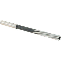 Walter-Titex - 4.76mm Cobalt 6 Flute Chucking Reamer - Spiral Flute, 5mm Straight Shank, 23mm Flute Length, 86mm OAL - Eagle Tool & Supply