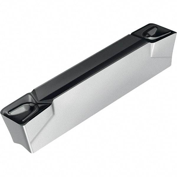Walter - 3E500N04GX UD6 Grade WSM33S, 5mm Cutting Width Carbide Grooving Insert - 3mm Max Depth of Cut, Neutral, 0.4mm Corner Radius, TiAlN/Al2O3/ZrCN Finish - Eagle Tool & Supply