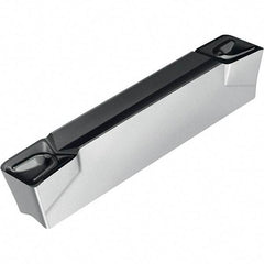 Walter - 3E500N04GX UD6 Grade WSM33S, 5mm Cutting Width Carbide Grooving Insert - 3mm Max Depth of Cut, Neutral, 0.4mm Corner Radius, TiAlN/Al2O3/ZrCN Finish - Eagle Tool & Supply