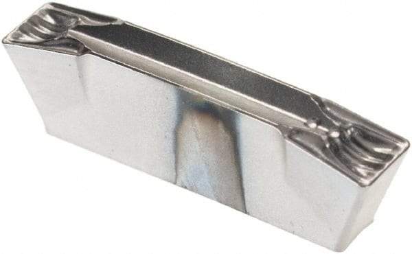 Walter - 2E300N03GX UF4 Grade WSM43S, 3mm Cutting Width Carbide Grooving Insert - 2mm Max Depth of Cut, Neutral, 0.3mm Corner Radius, TiAlN/Al2O3/Al Finish - Eagle Tool & Supply