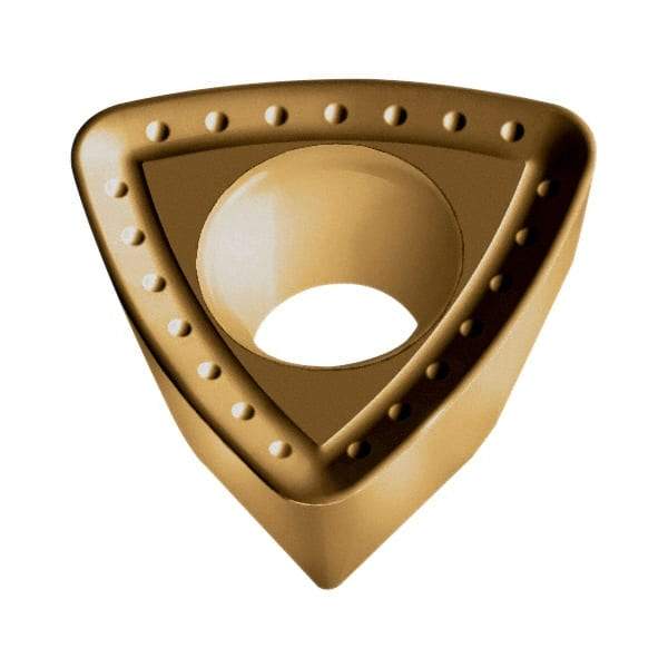 Walter - P26335R25 Grade WKP25S Carbide Milling Insert - TiCN/Al2O3/TiCN Finish, 0.219" Thick, 13mm Inscribed Circle, 2.01mm Corner Radius - Eagle Tool & Supply