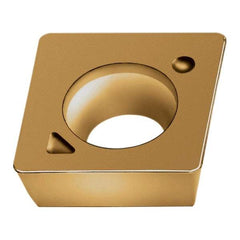 Walter - MPHW120408 A57 Grade WKP25S Carbide Milling Insert - TiCN/Al2O3/TiCN Finish, 0.1874" Thick, 0.8mm Corner Radius - Eagle Tool & Supply