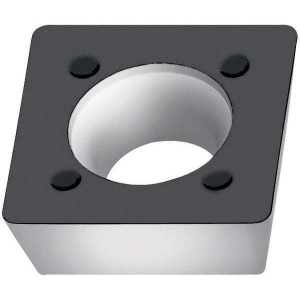 Walter - SPMW060304 A57 Grade WKP25S Carbide Milling Insert - TiCN/Al2O3/TiCN Finish, 0.1252" Thick, 1/4" Inscribed Circle, 0.4mm Corner Radius - Eagle Tool & Supply