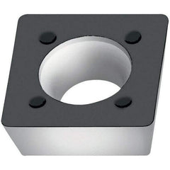 Walter - SPMW060304 A57 Grade WKP25S Carbide Milling Insert - TiCN/Al2O3/TiCN Finish, 0.1252" Thick, 1/4" Inscribed Circle, 0.4mm Corner Radius - Eagle Tool & Supply