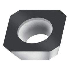 Walter - SEHW1204 Grade WKP35S Carbide Milling Insert - TiCN/Al2O3/TiCN Finish, 0.1874" Thick, 1/2" Inscribed Circle, 0.8mm Corner Radius - Eagle Tool & Supply