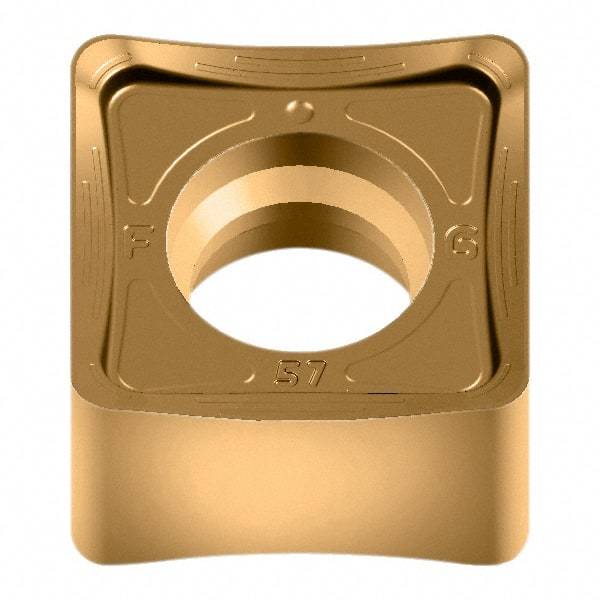 Walter - SNGX120512 F57 Grade WKP25S Carbide Milling Insert - TiCN/Al2O3/TiCN Finish, 0.252" Thick, 1/2" Inscribed Circle, 1.2mm Corner Radius - Eagle Tool & Supply