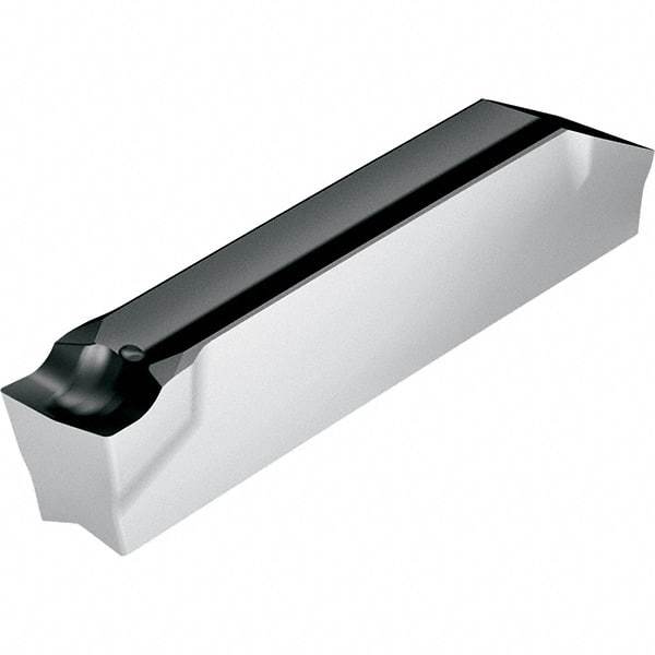 Walter - 3F400N02GX CF5 Grade WSM33S, 4mm Cutting Width Carbide Grooving Insert - Neutral, 0.2mm Corner Radius, TiAlN/Al2O3/ZrCN Finish - Eagle Tool & Supply