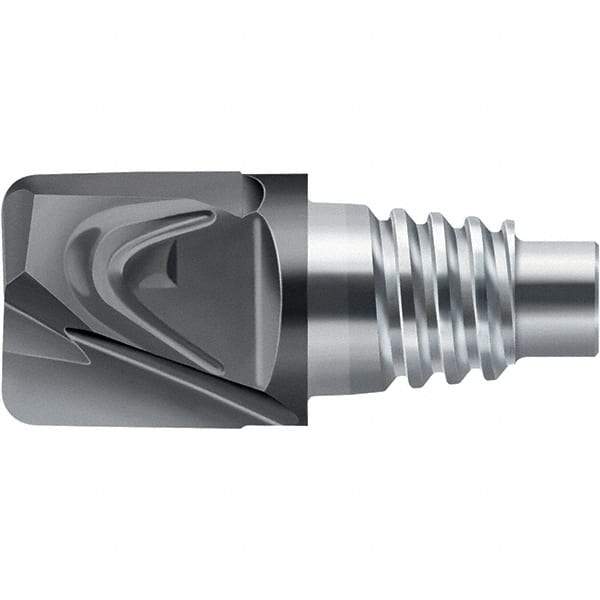 Walter-Prototyp - H1E Carbide End Milling Tip Insert - TiAlN Finish, 2 Flutes, 16mm Cutting Diam, 13mm Depth of Cut, 18.1mm Extension, 0.0787" Cnr Rad - Eagle Tool & Supply