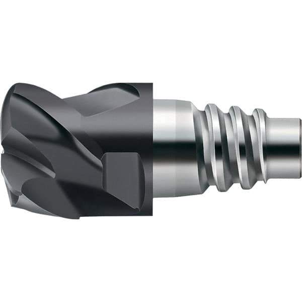 Walter-Prototyp - H3E Carbide End Milling Tip Insert - TiAlN Finish, 3 Flutes, 12mm Cutting Diam, 6.5mm Depth of Cut, 14.5mm Extension, 0.0591" Cnr Rad - Eagle Tool & Supply