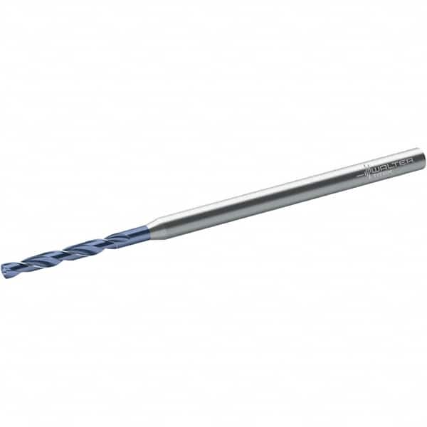 Walter-Titex - 2.8mm, 140° Point, Solid Carbide Micro Drill Bit - Eagle Tool & Supply